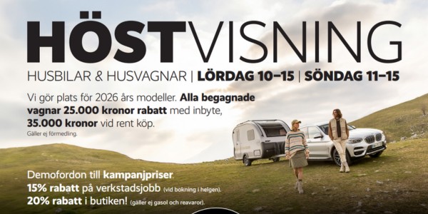 Höstvisning 23-24 augusti!