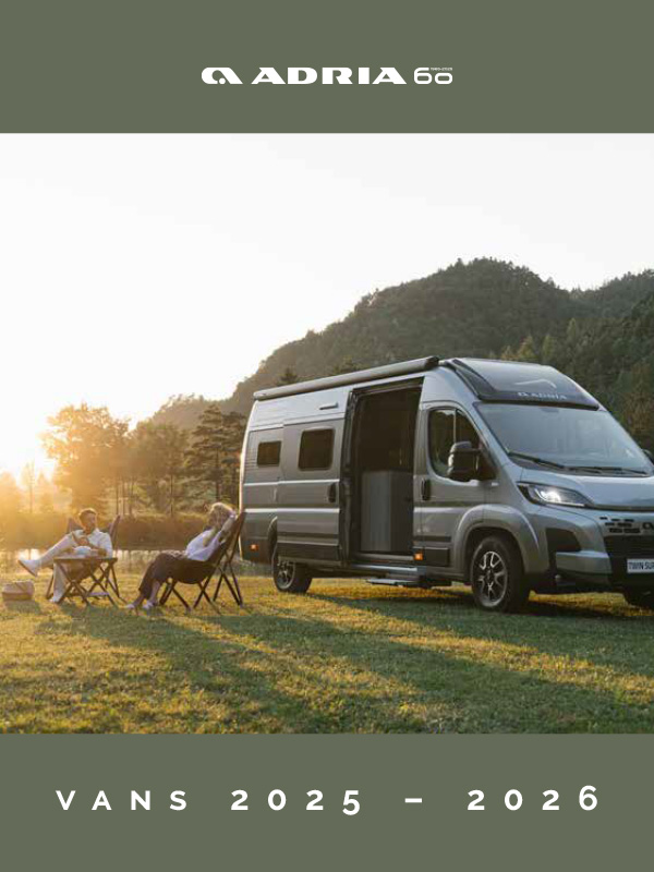 Adria katalog 2026 för Vans